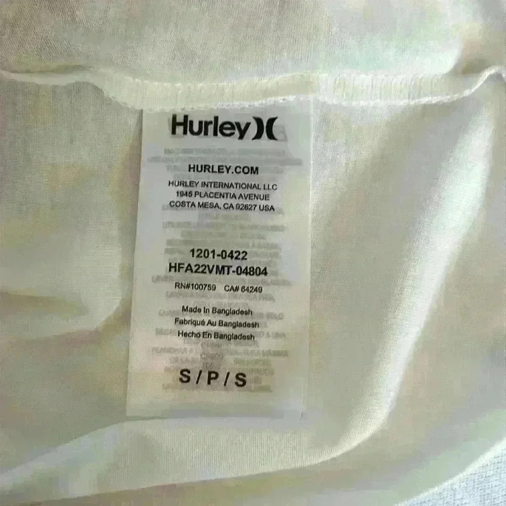 Hurley NWT Barely Bone Long Sleeve Rattler Jersey Raglan Mens Size Small - Picture 8 of 10